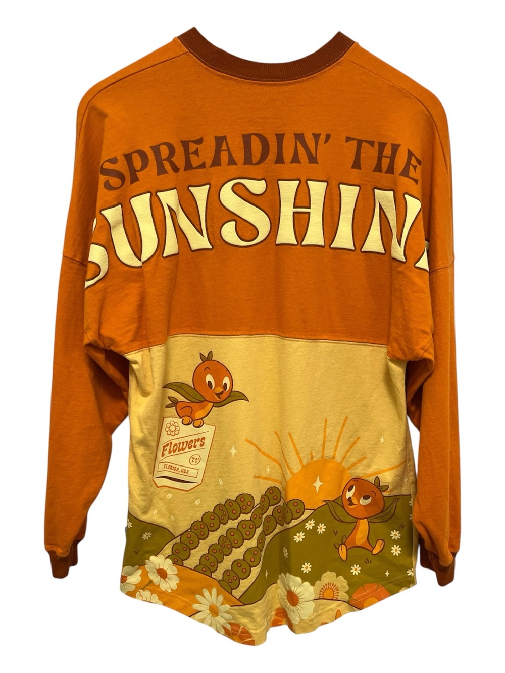 Spirit Jersey Flower & Garden Festival Orange Bird EPCOT Size XS